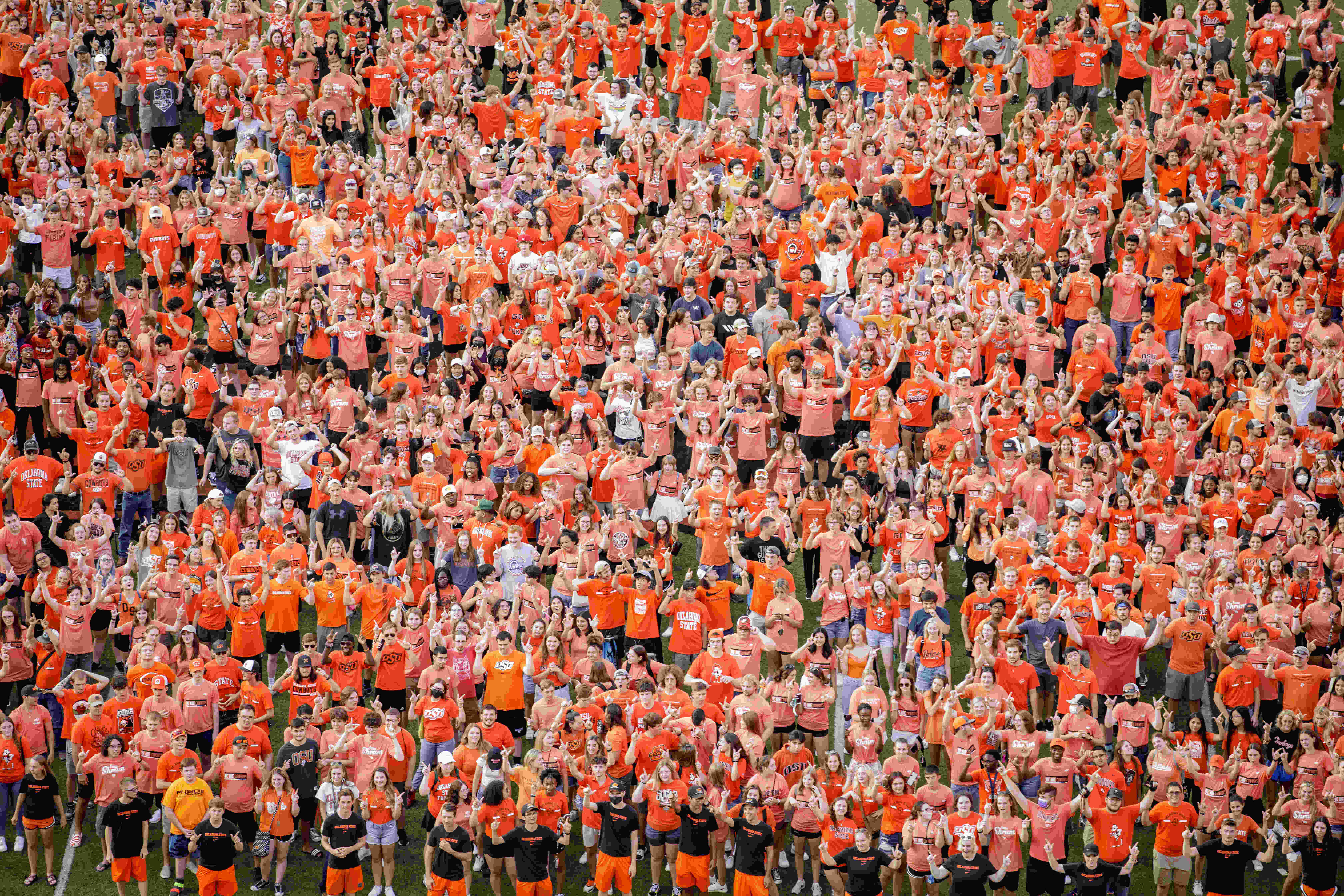 Image of a football game at the stadium